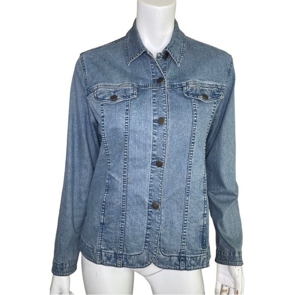 Vintage Blue Willi’s Jean Jacket Womens Size M Medium Wash - Picture 1 of 6